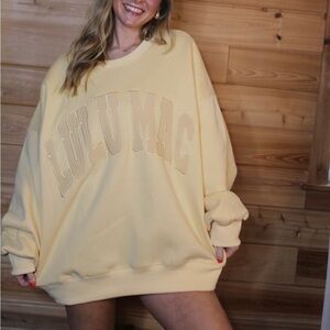 Lulu Mac Butter Yellow Sweatshirt